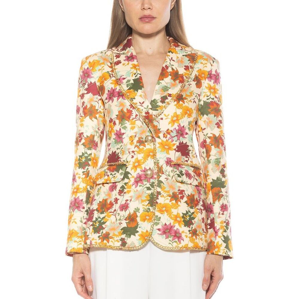 Alexia Admor Womens  Janet Blazer, Beige